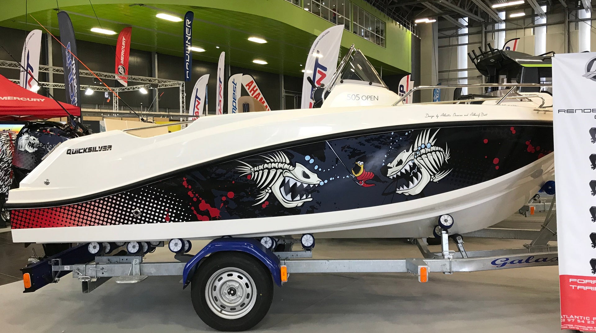 Boat wrap design