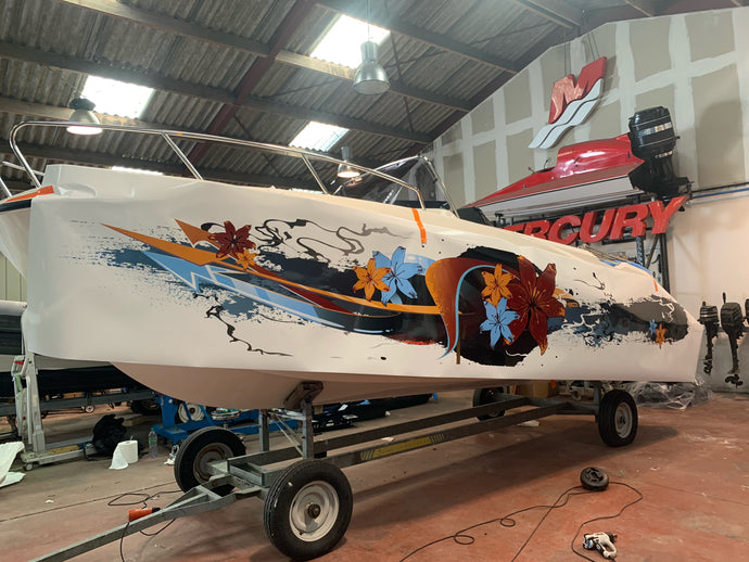 wrapping coque bateau